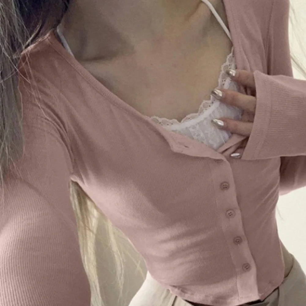emmiol/yesstyle, pink, top, cropped - Picture 4 of 4